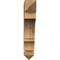 Ekena Millwork Balboa Arts & Crafts Rough Sawn Bracket, Western Red Cedar, 4"W x 22"D x 22"H BKT04X22X22BOA03RWR - alternate 4